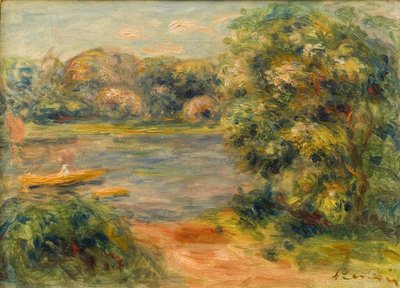 La barca sul lago, 1901 da Pierre Auguste Renoir